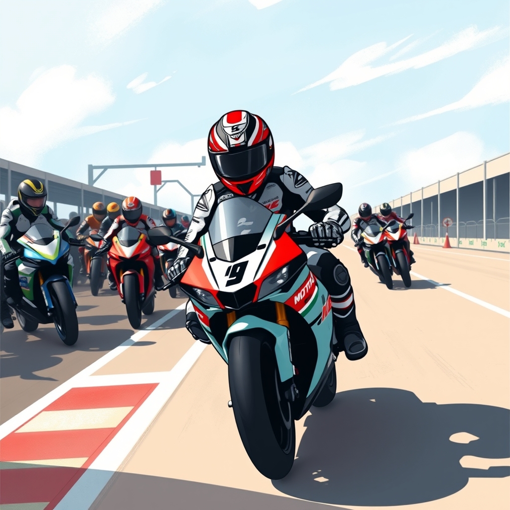 Ilustrasi hasil kualifikasi moto3